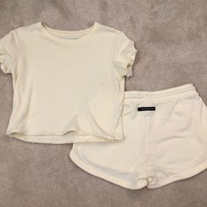 Alphalete Terry shorts set